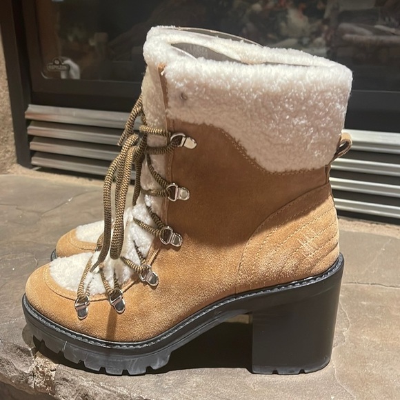 VACINTA HEELED COMBAT BOOTIE - Picture 3 of 11